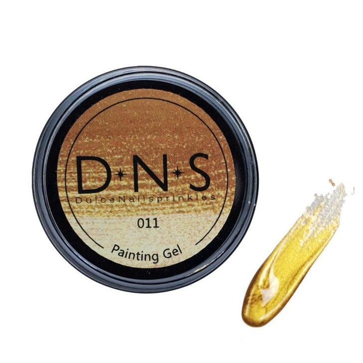 Nail Art Pot #011, Gold